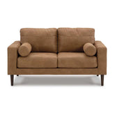 Ashley Telora Loveseat In Caramel | Mai Furniture
